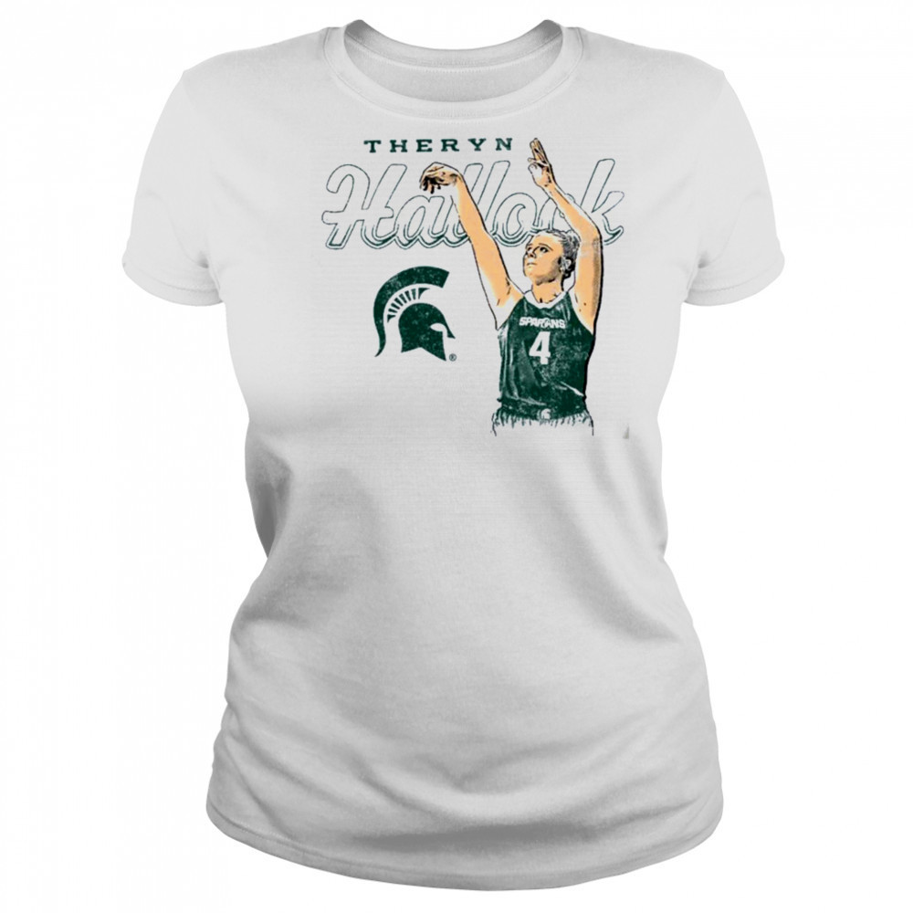 Theryn Hallock Michigan State Spartans Basketball T Shirt Women's T-shirt