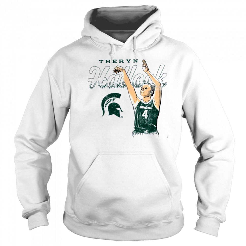 Theryn Hallock Michigan State Spartans Basketball T Shirt Sweatshirt