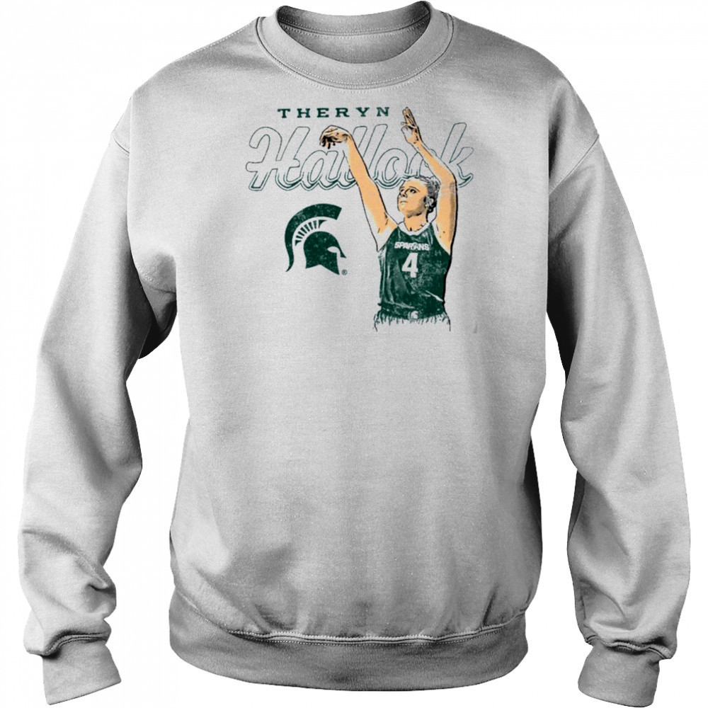 Theryn Hallock Michigan State Spartans Basketball T Shirt Hoodie