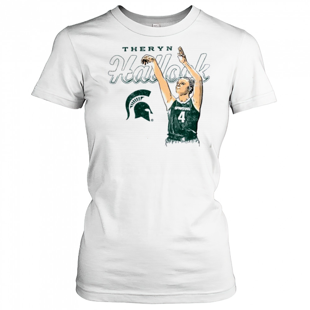 Theryn Hallock Michigan State Spartans Basketball T Shirt Women's T-shirt