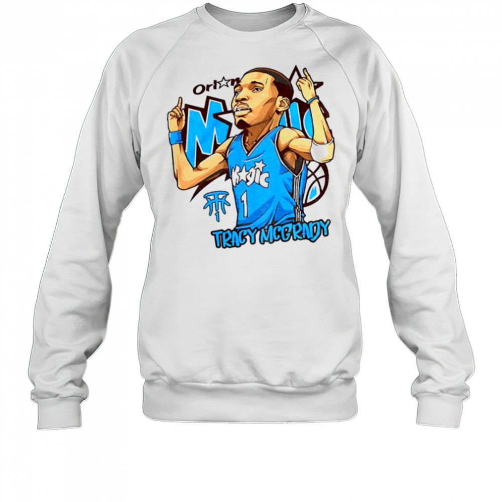 Tracy McGrady 1 Orlando Magic Basketball NBA cartoon shirt Sweatshirt