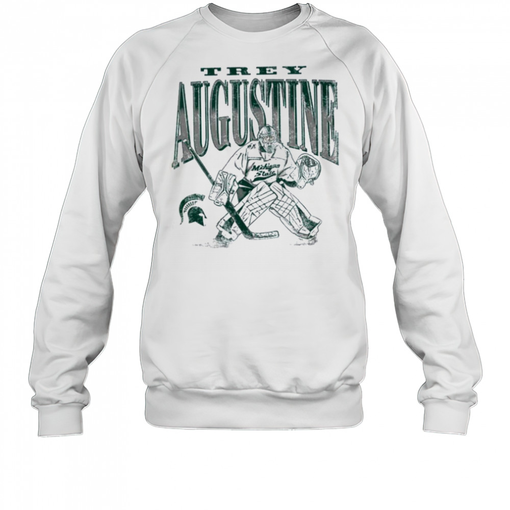 Trey Augustine Michigan State Spartans Hockey Goalie T Shirt Sweatshirt