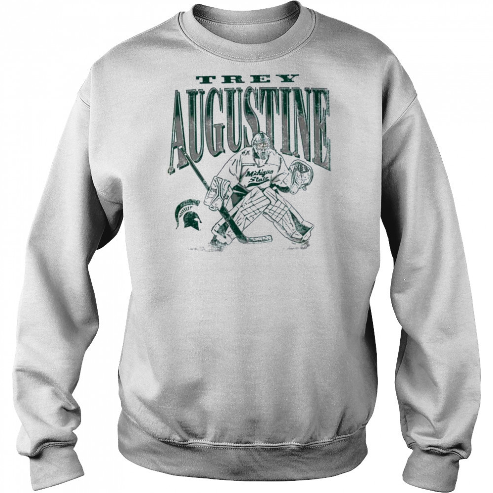 Trey Augustine Michigan State Spartans Hockey Goalie T Shirt Hoodie
