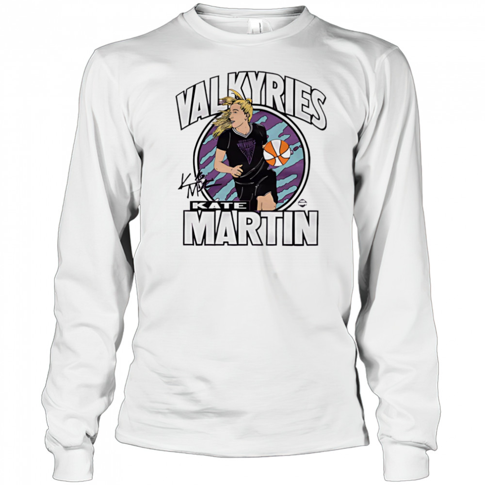 Valkyries Kate Martin signature caricature shirt Long Sleeved