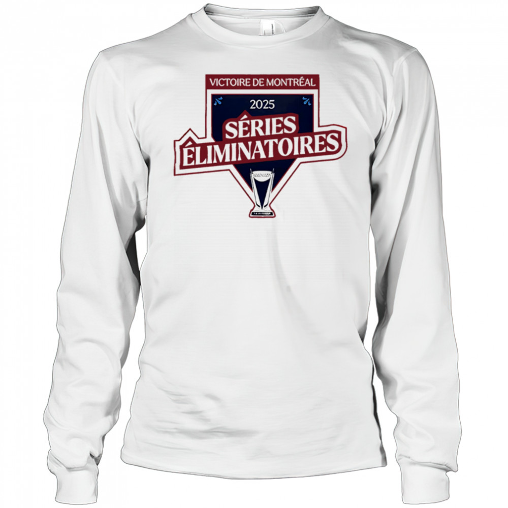 Victoire de Montreal 2025 Séries Eliminatoires Special shirt Long Sleeved
