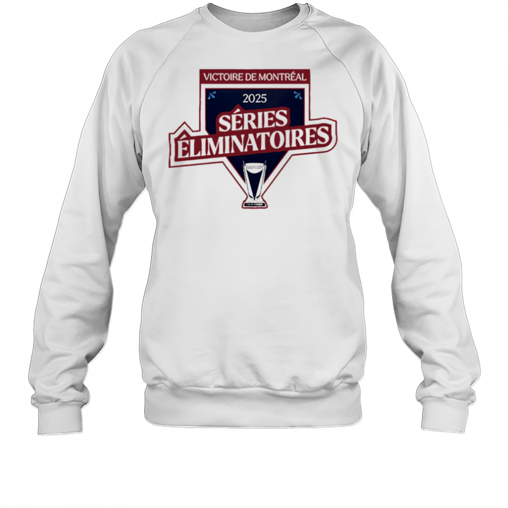 Victoire de Montreal 2025 Séries Eliminatoires Special shirt Sweatshirt