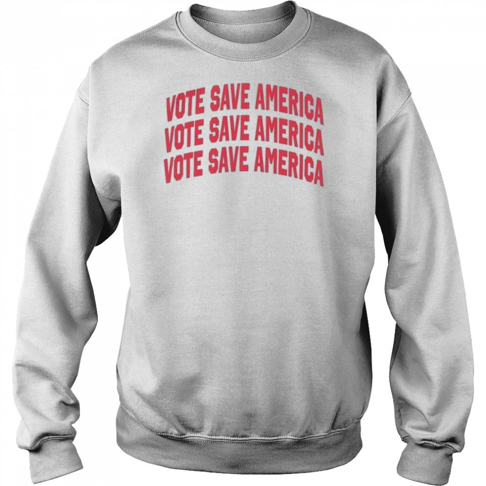 Vote Save America Letterman T-Shirt Hoodie