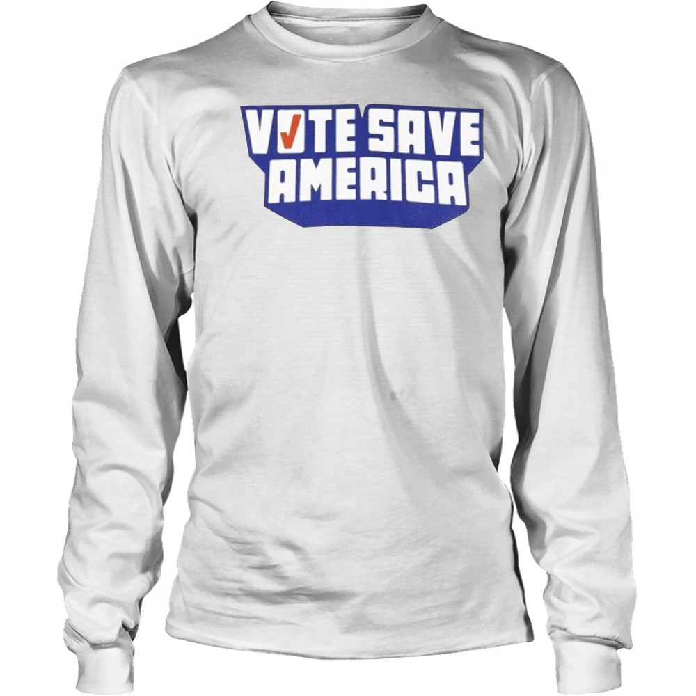 Vote Save America Logo T-Shirt Long Sleeved