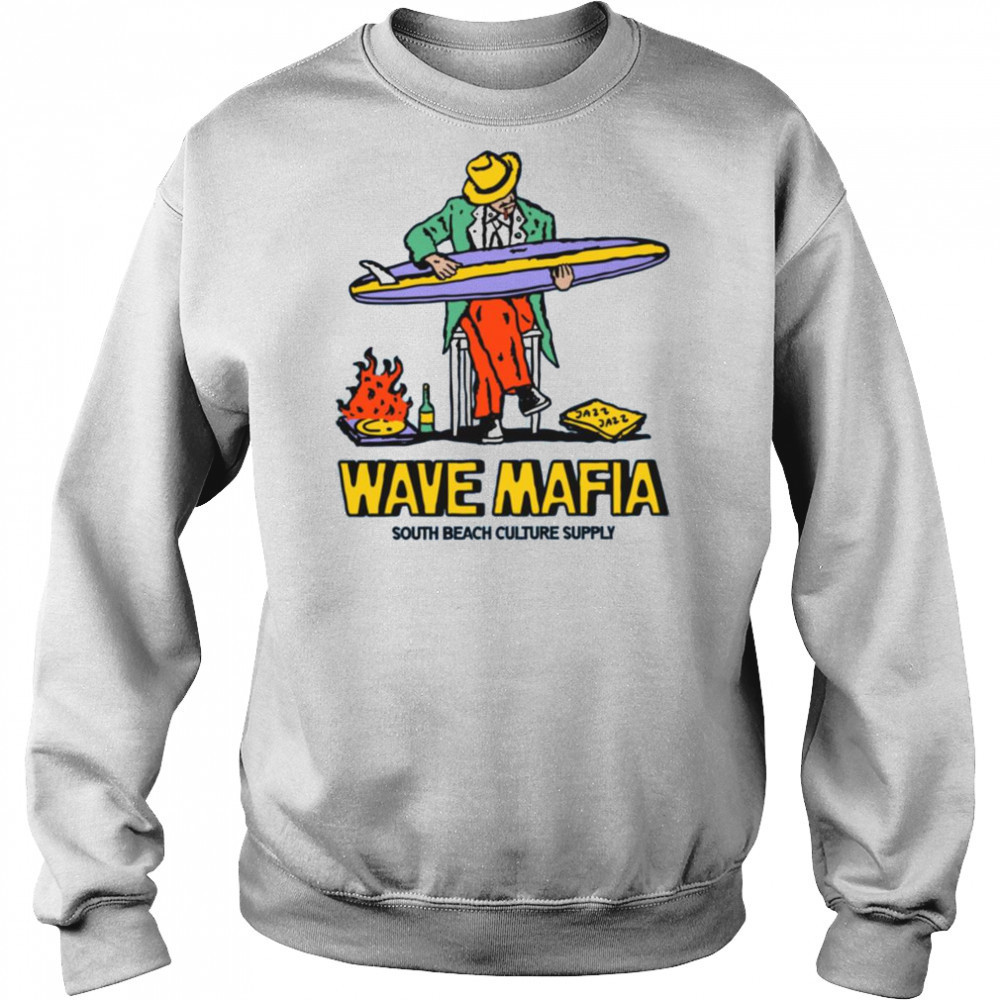 Wave Mafia South Beach Culture Supply T Shirt Hoodie
