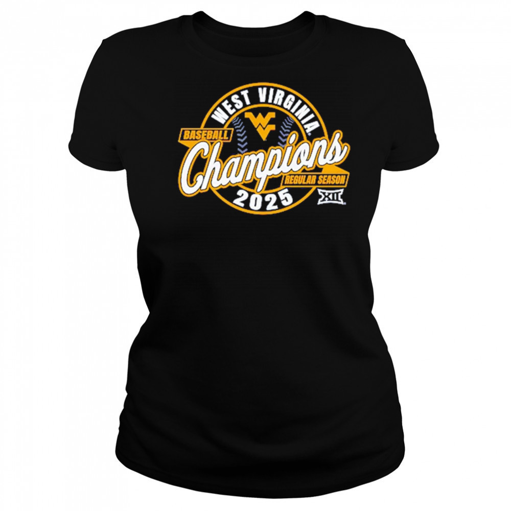West Virginia Mountaineers 2025 Big 12 Baseball Regular Season Champions shirt Women's T-shirt