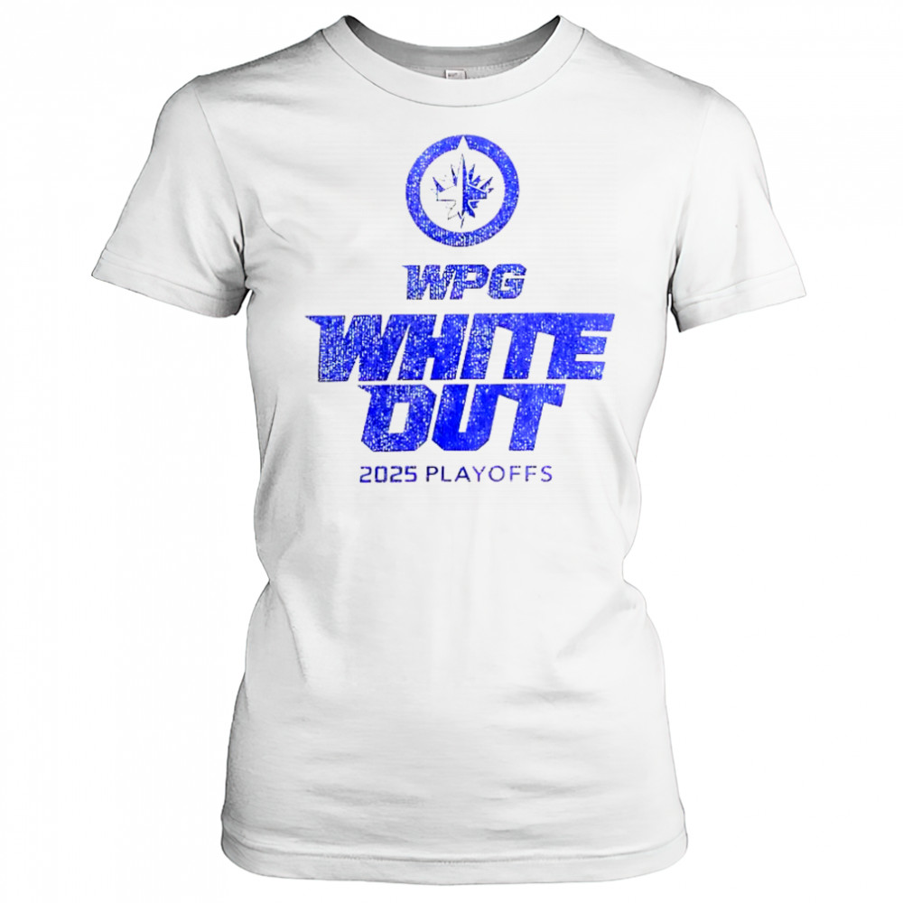 Winnipeg Jets 2025 Playoffs WPG White Out T-Shirt Women's T-shirt