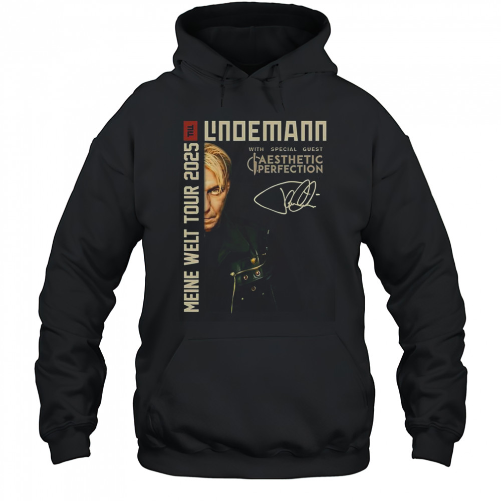 2-Sided Till Lindemann Meine Welt Tour 2025 Rundhals T-Shirt Hoodie