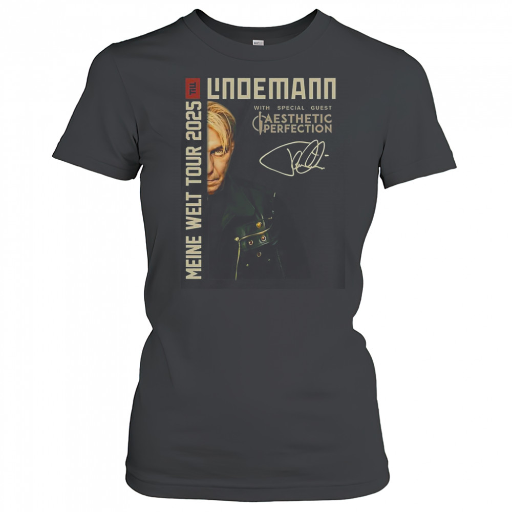 2-Sided Till Lindemann Meine Welt Tour 2025 Rundhals T-Shirt Women's T-shirt