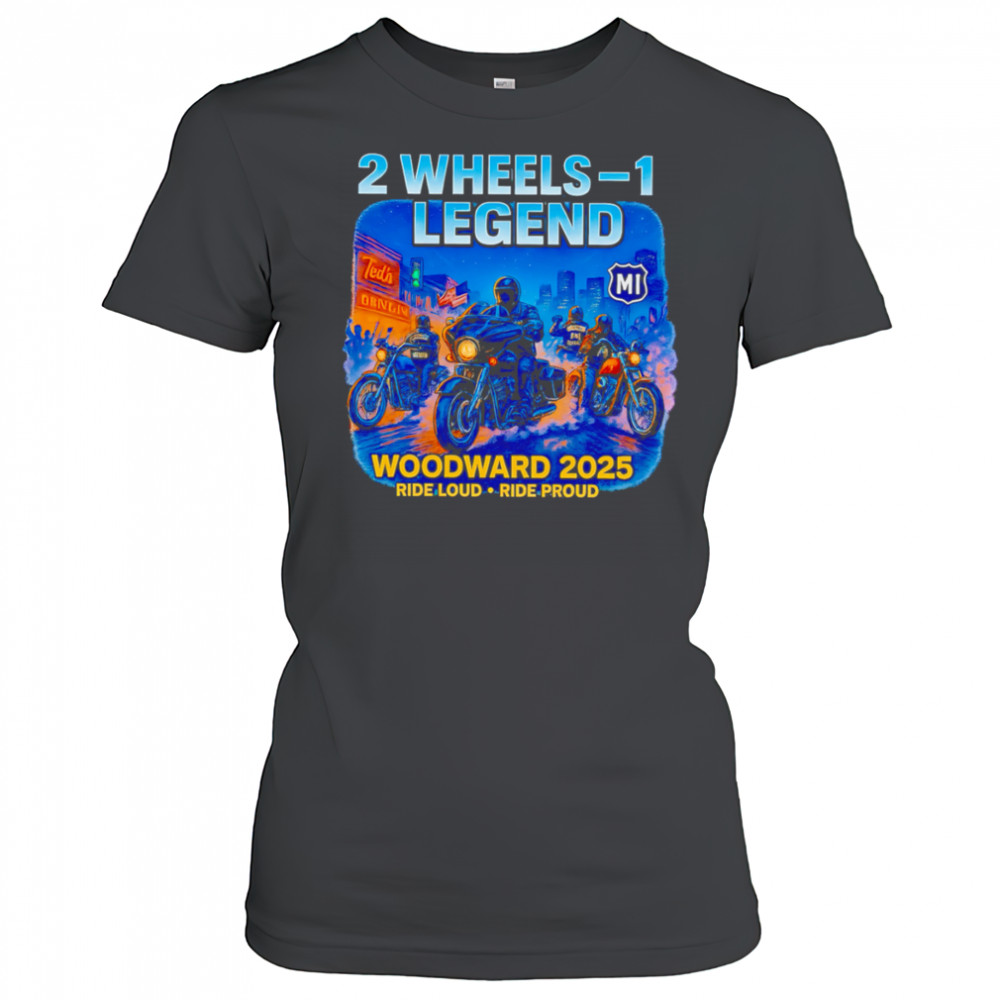2025 Woodward Biker Legend 2 Wheels shirt Women's T-shirt
