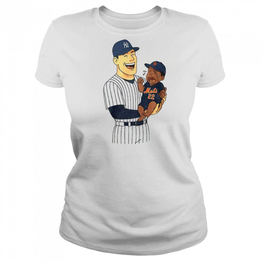 Aaron Judge Carrying Juan Soto baby crying MLB shirt Women's T-shirt
