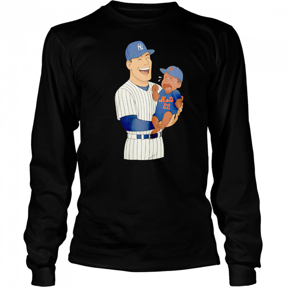 Aaron judge carrying juan soto crying shirt Long Sleeved