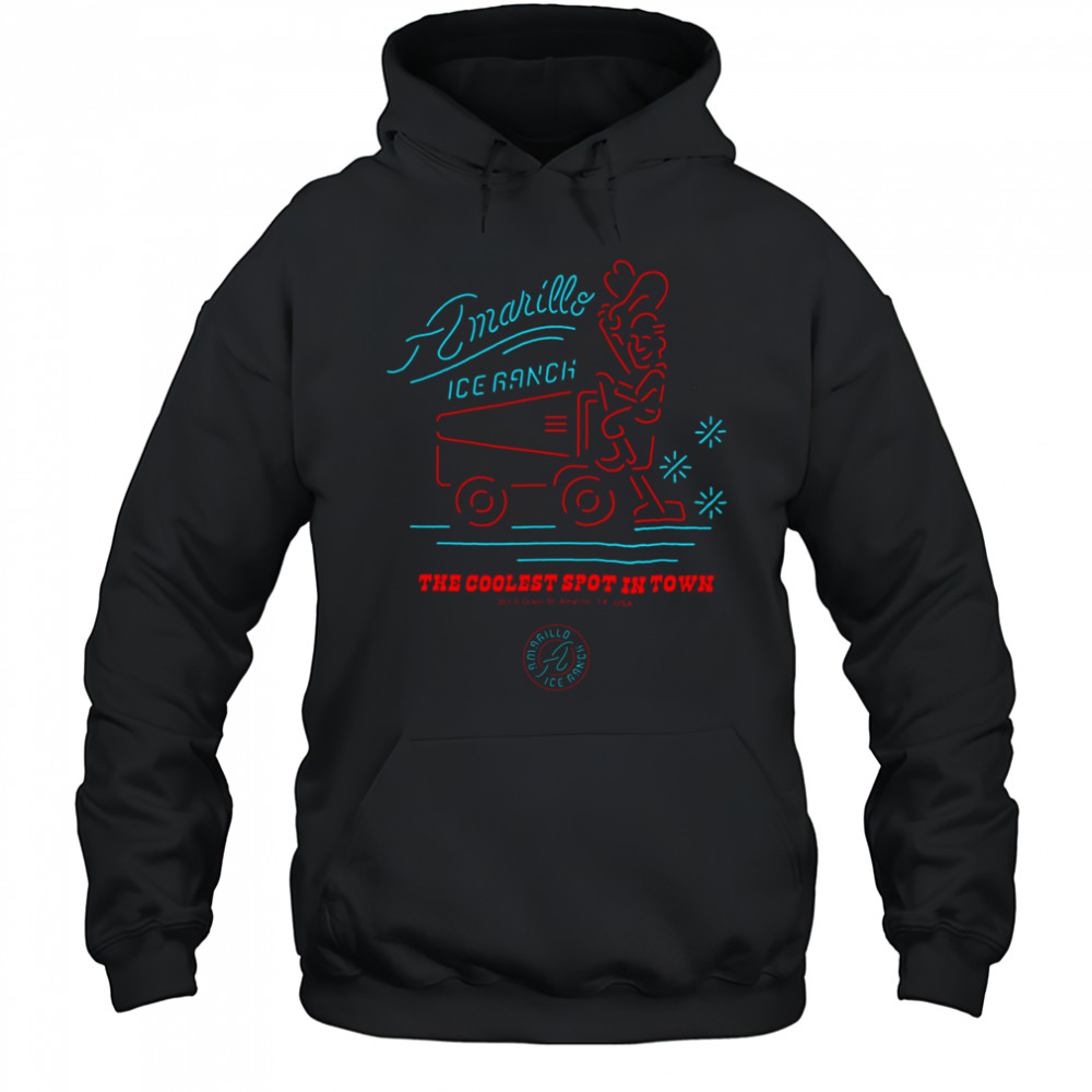 Amarillo Texas Tee Ice Ranch Vintage Style T Shirt Hoodie