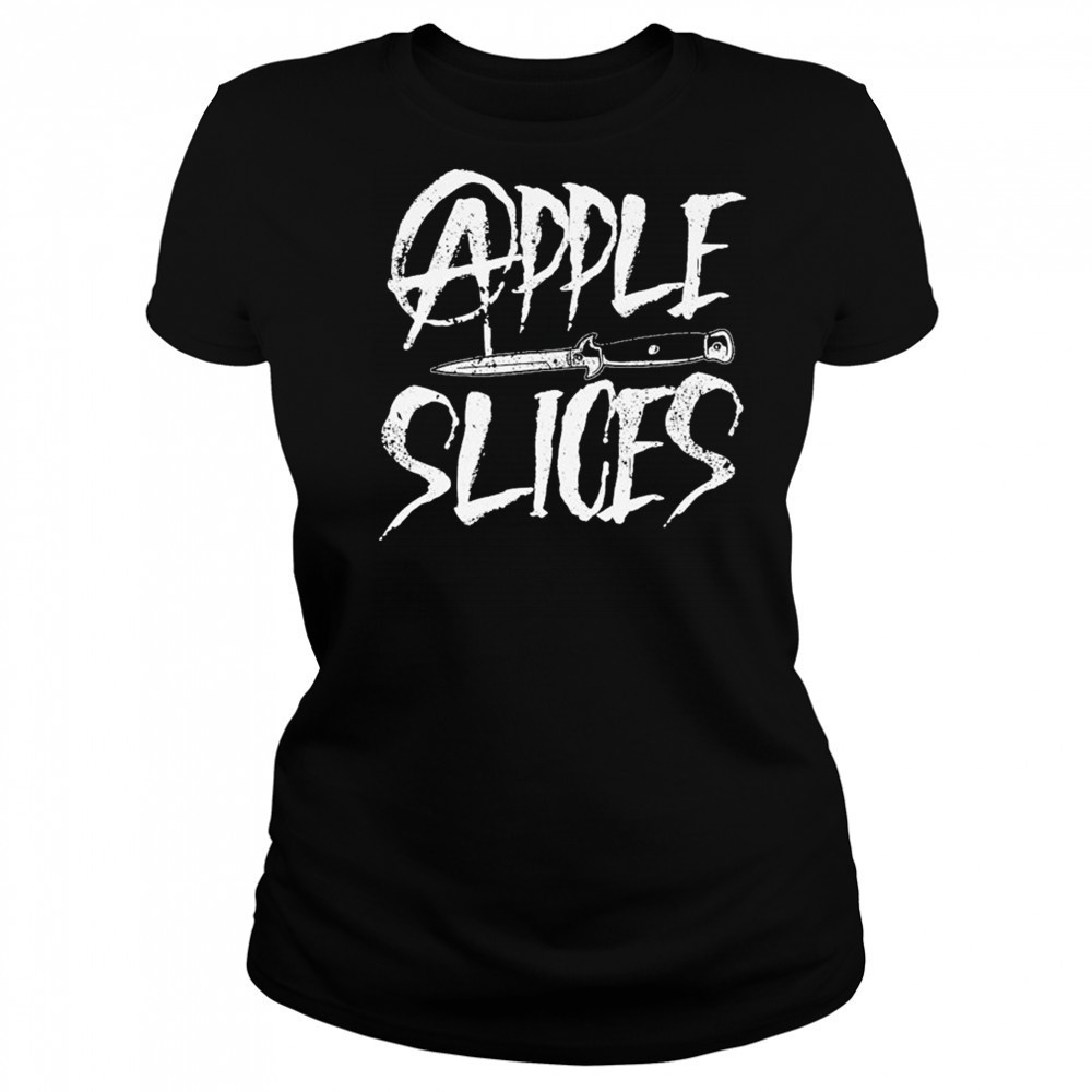 Apple Slices Knife Metal T-shirt Women's T-shirt