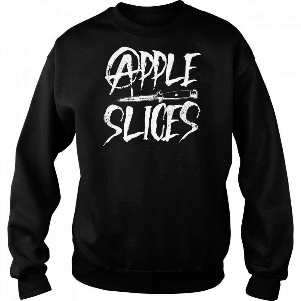 Apple Slices Knife Metal T-shirt Hoodie