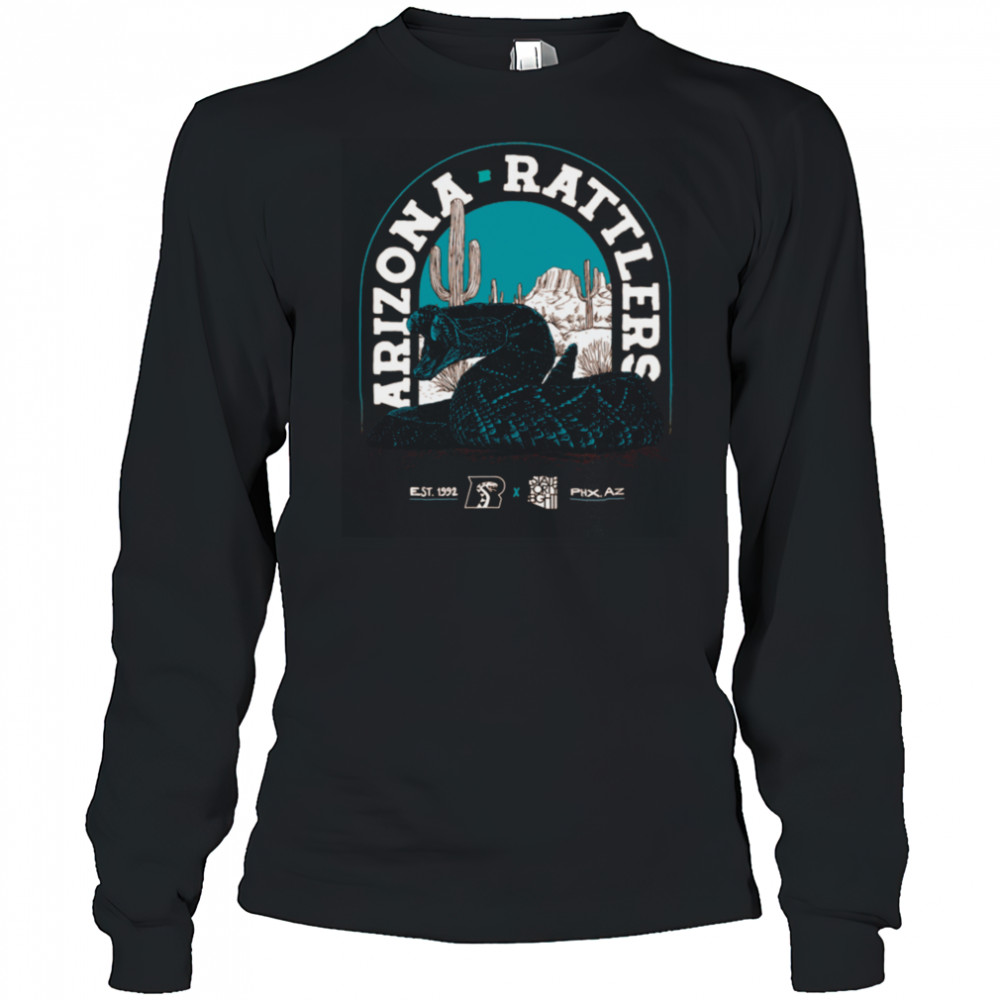 Arizona Rattlers EST 1992 T Shirt Long Sleeved