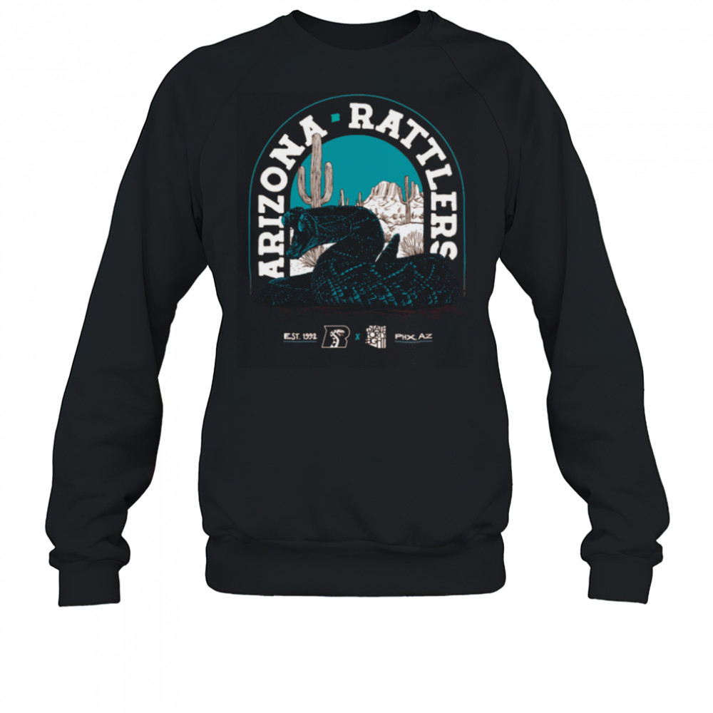 Arizona Rattlers EST 1992 T Shirt Sweatshirt