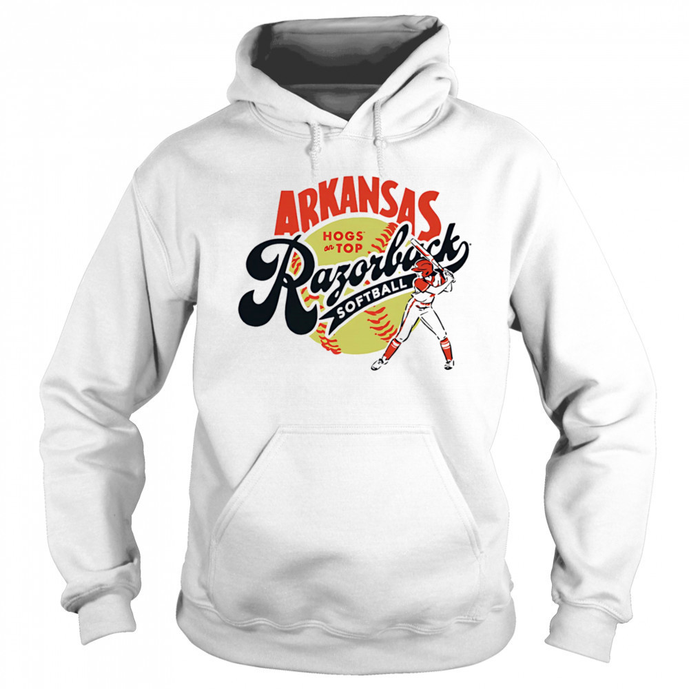 Arkansas Razorbacks Softball Hogs on top shirt Sweatshirt