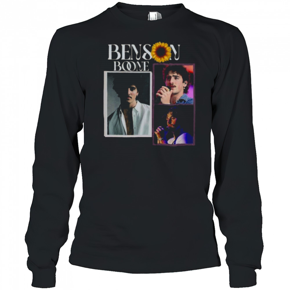 Benson Boone Comfort Colors Concert T Shirt Long Sleeved