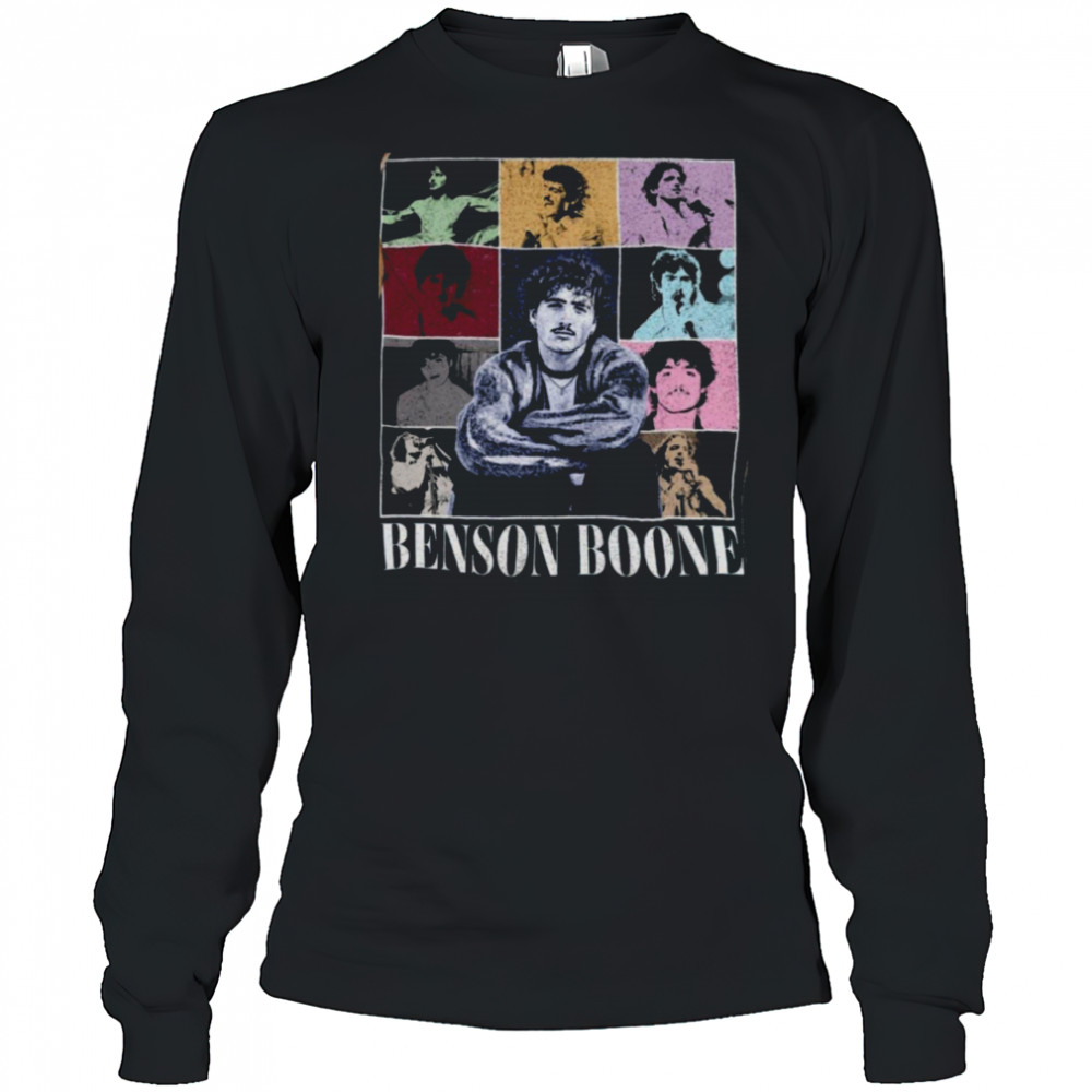 Benson Boone Vintage Tour Fan Gift T Shirt Long Sleeved