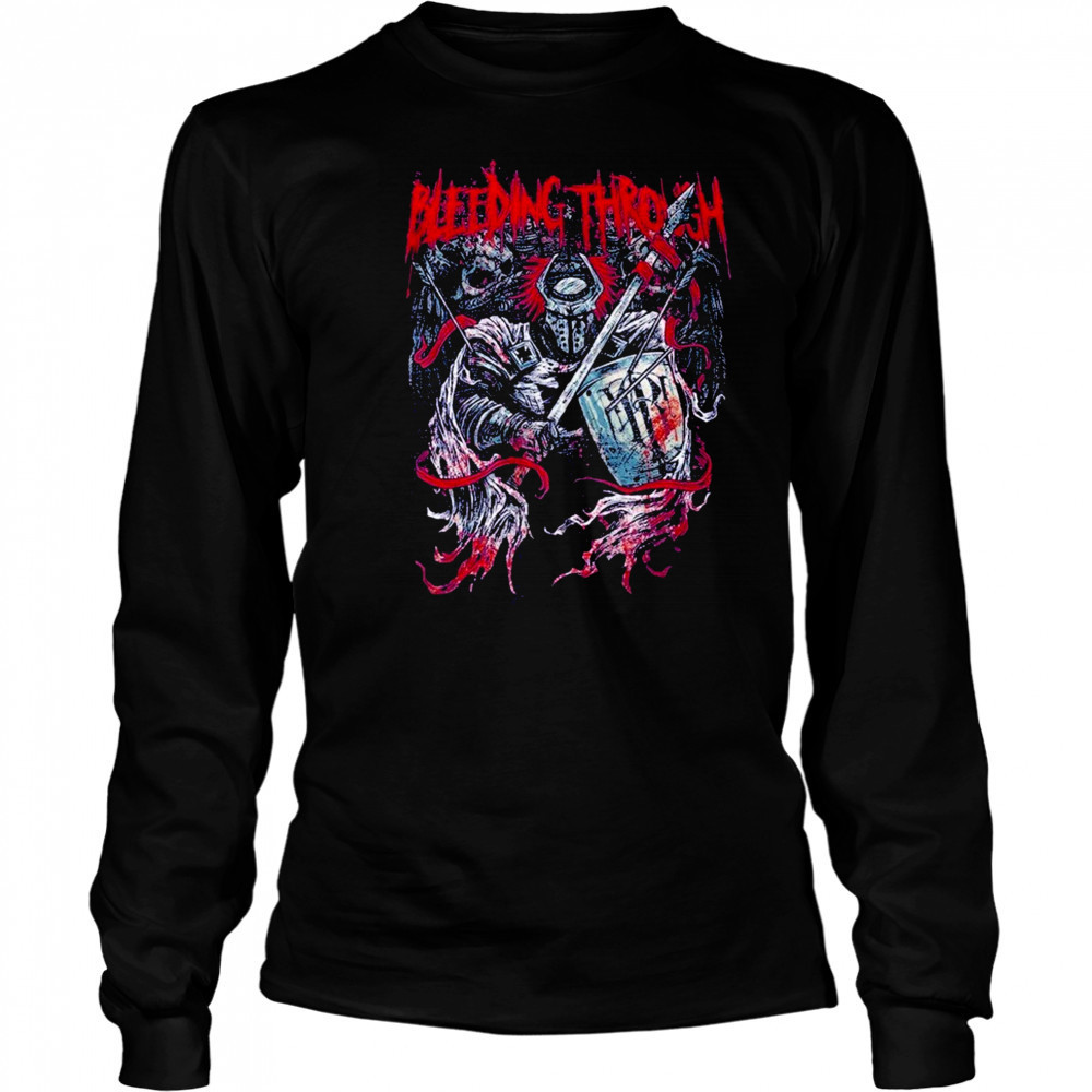 Bleeding Through Warrior T-shirt Long Sleeved