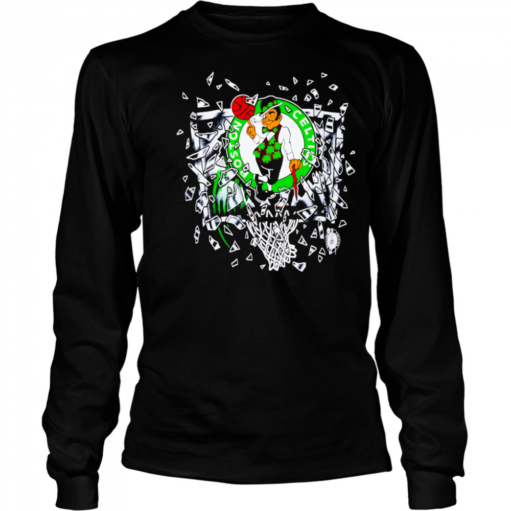 Boston Celtics Shattered Vintage shirt Long Sleeved