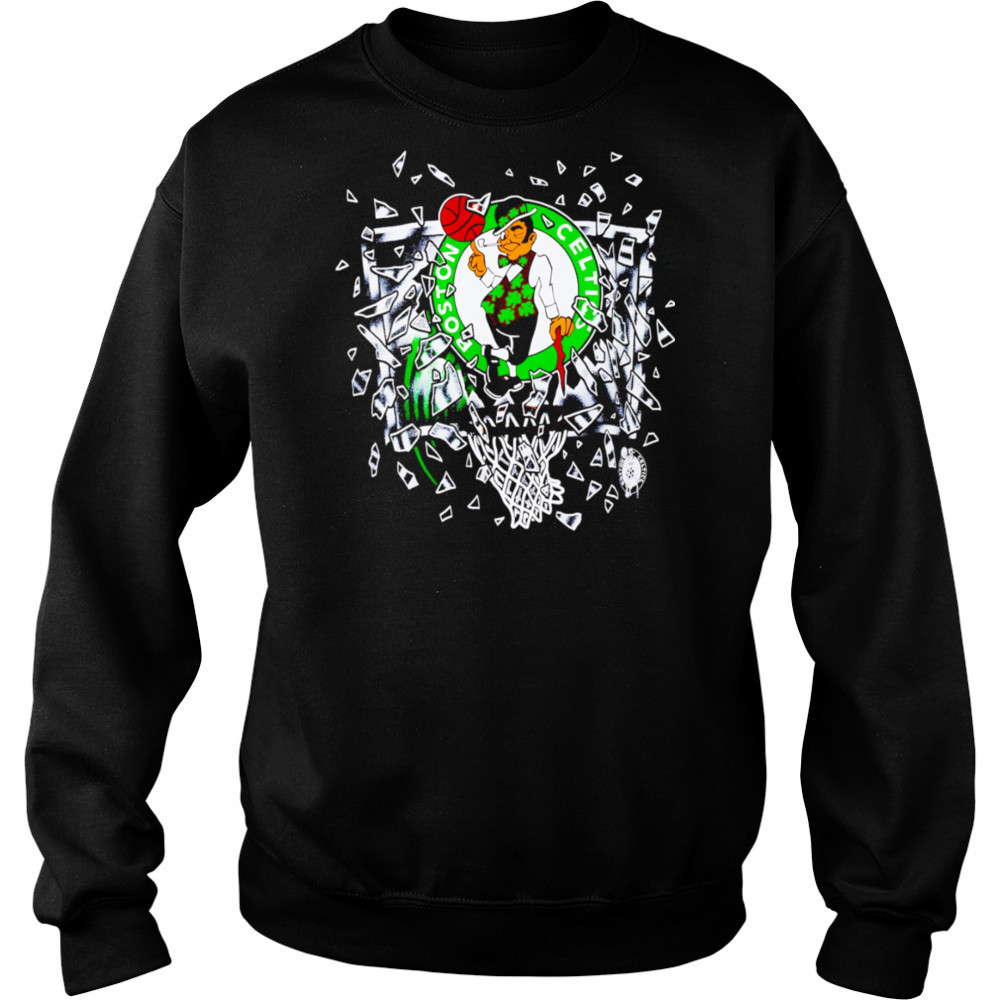 Boston Celtics Shattered Vintage shirt Hoodie