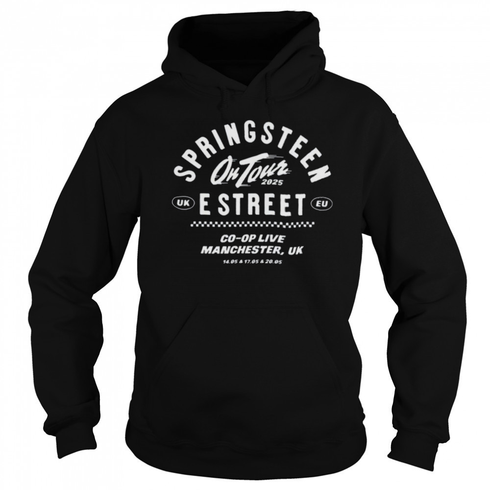 Bruce Springsteen On Tour 2025 Manchester UK T Shirt Sweatshirt