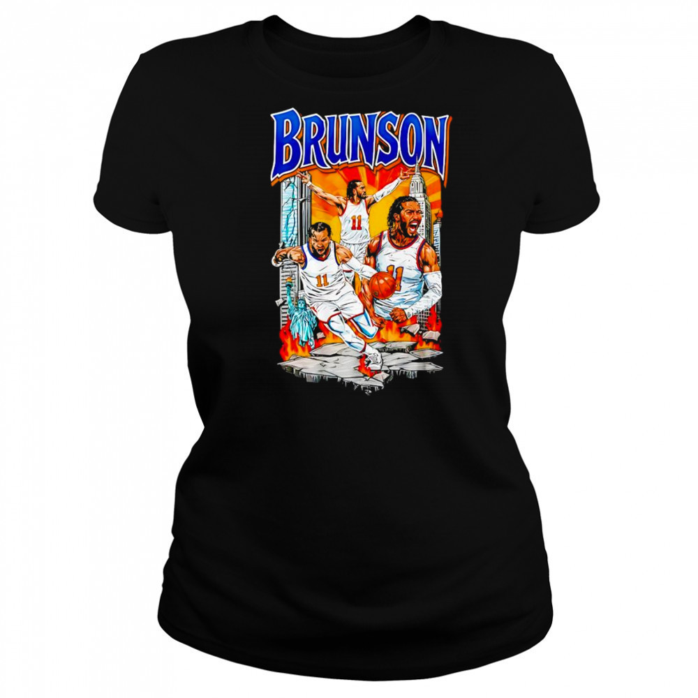 Brunson New York Knicks Captain basketball graphic shirt Women's T-shirt