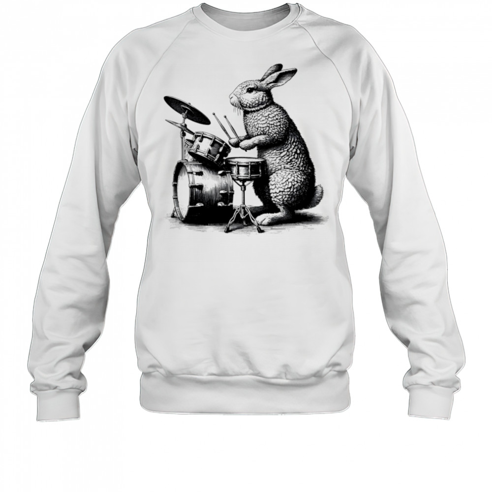 Bunny Rabbit Drummer vintage shirt Sweatshirt