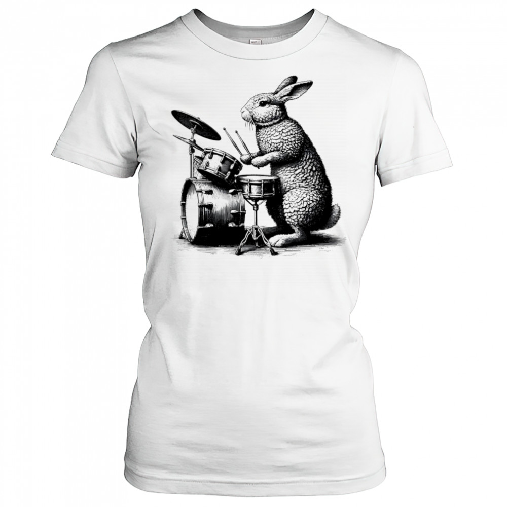 Bunny Rabbit Drummer vintage shirt Women's T-shirt