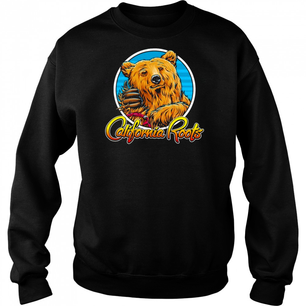 California Roots Bear T-shirt Hoodie