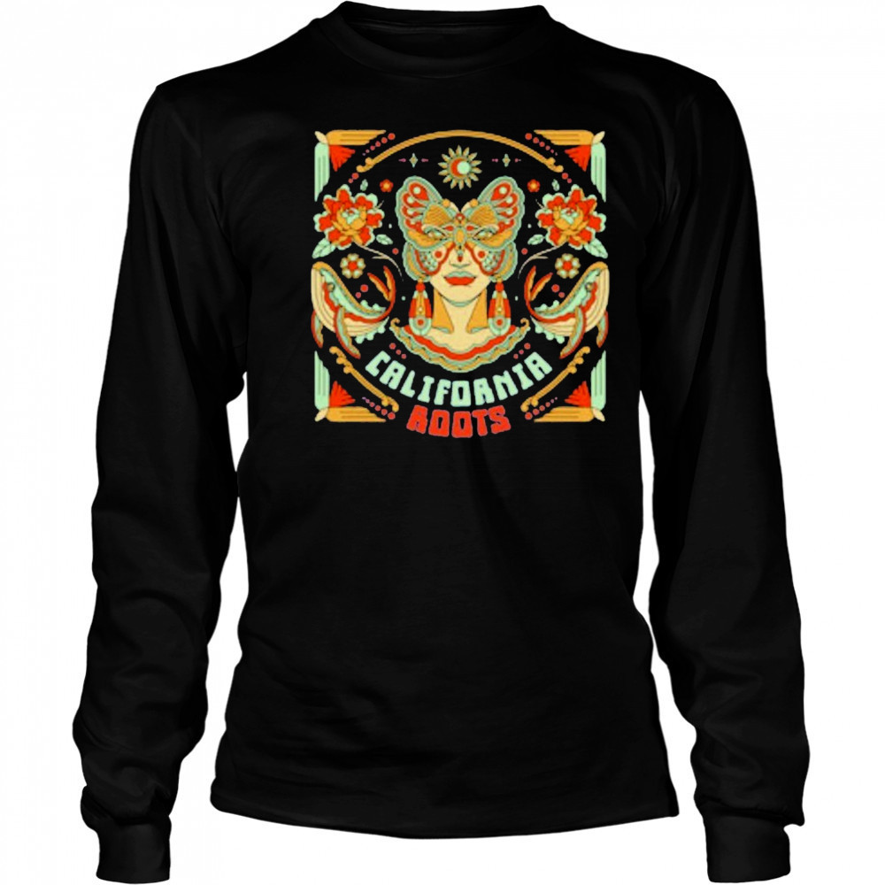 California Roots Butterfly T-shirt Long Sleeved