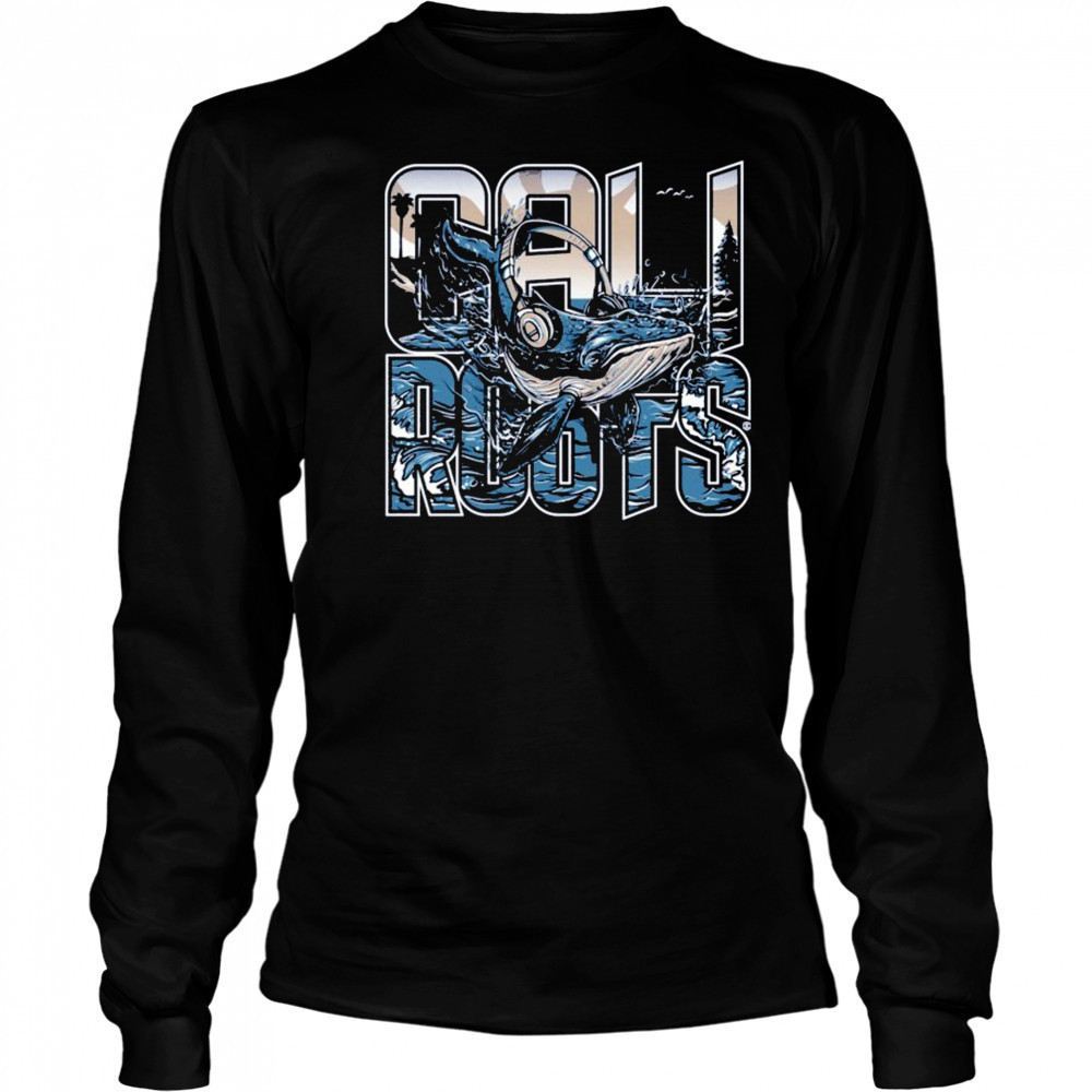 California Roots Whalephones T-shirt Long Sleeved