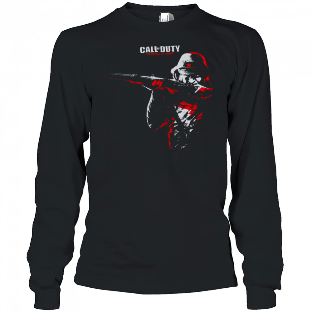 Call Of Duty World At WAR T Shirt Long Sleeved