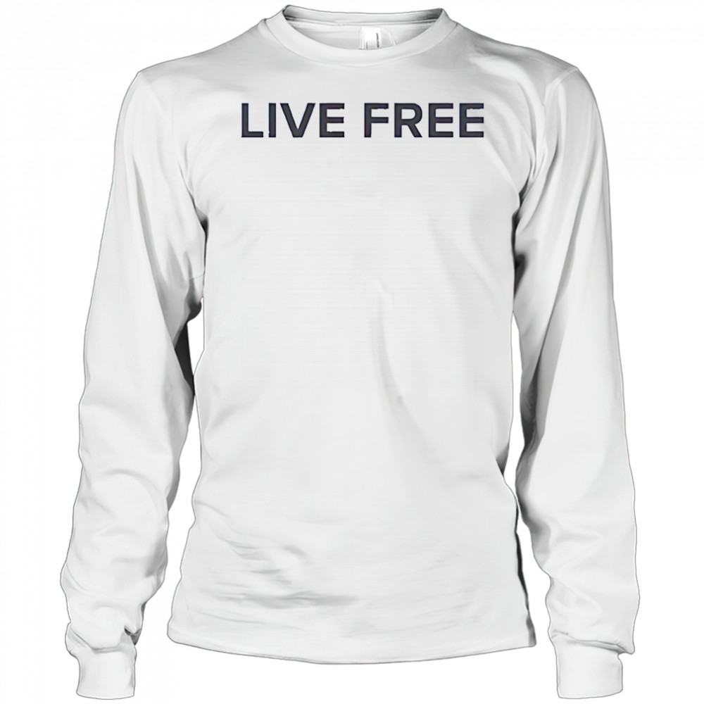 Charlie Kirk Live Free T-Shirt Long Sleeved
