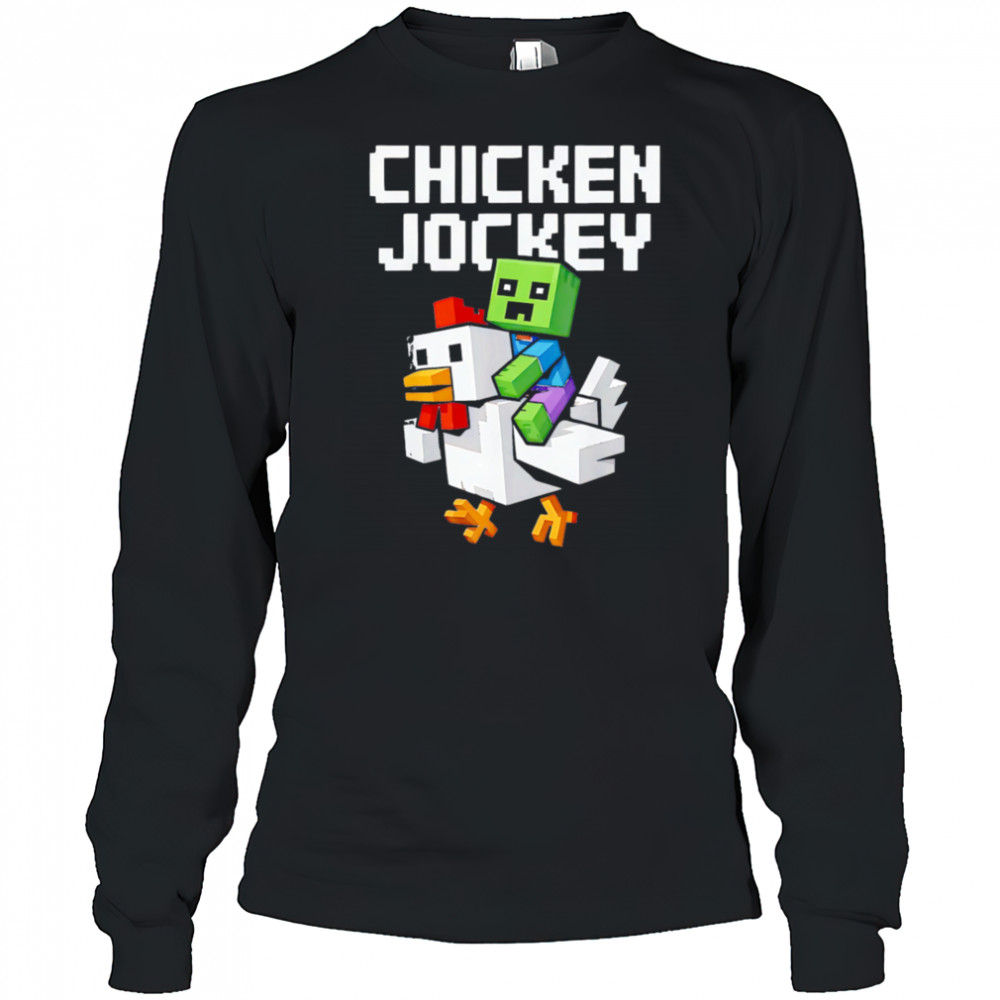 Chicken Jockey robot shirt Long Sleeved
