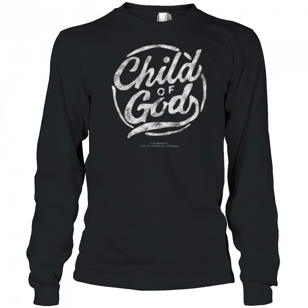 Child of God Graphic Print T Shirt Long Sleeved