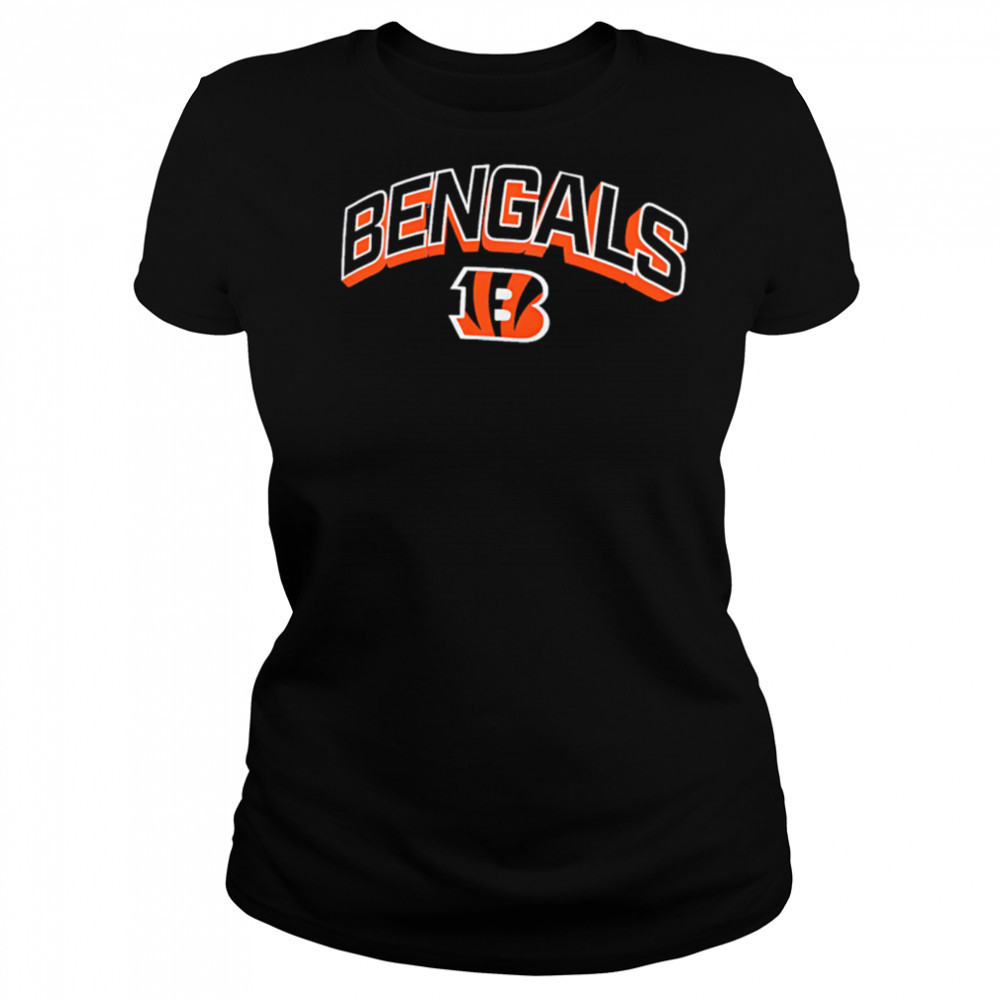 Cincinnati Bengals NFL Velocity Performance arc shirt Women's T-shirt