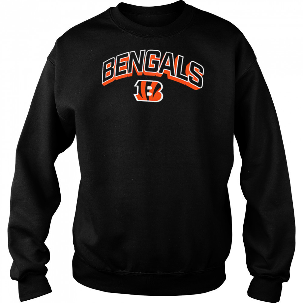 Cincinnati Bengals NFL Velocity Performance arc shirt Hoodie