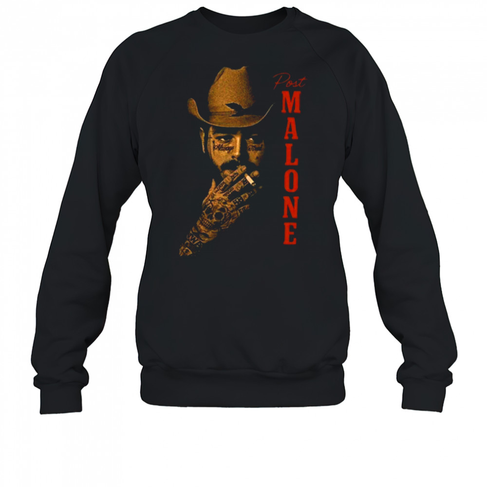 Cowboy Post Country Western Posty Rap Graphic Shirt Sweatshirt
