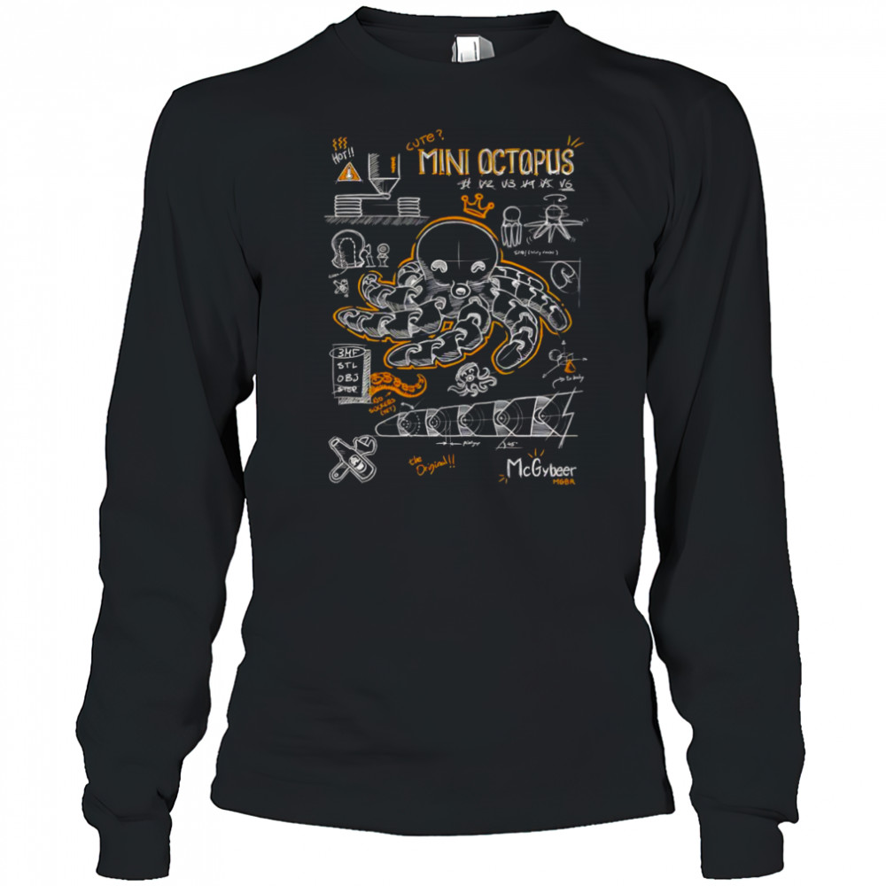 Cute Mini Octopus shirt Long Sleeved