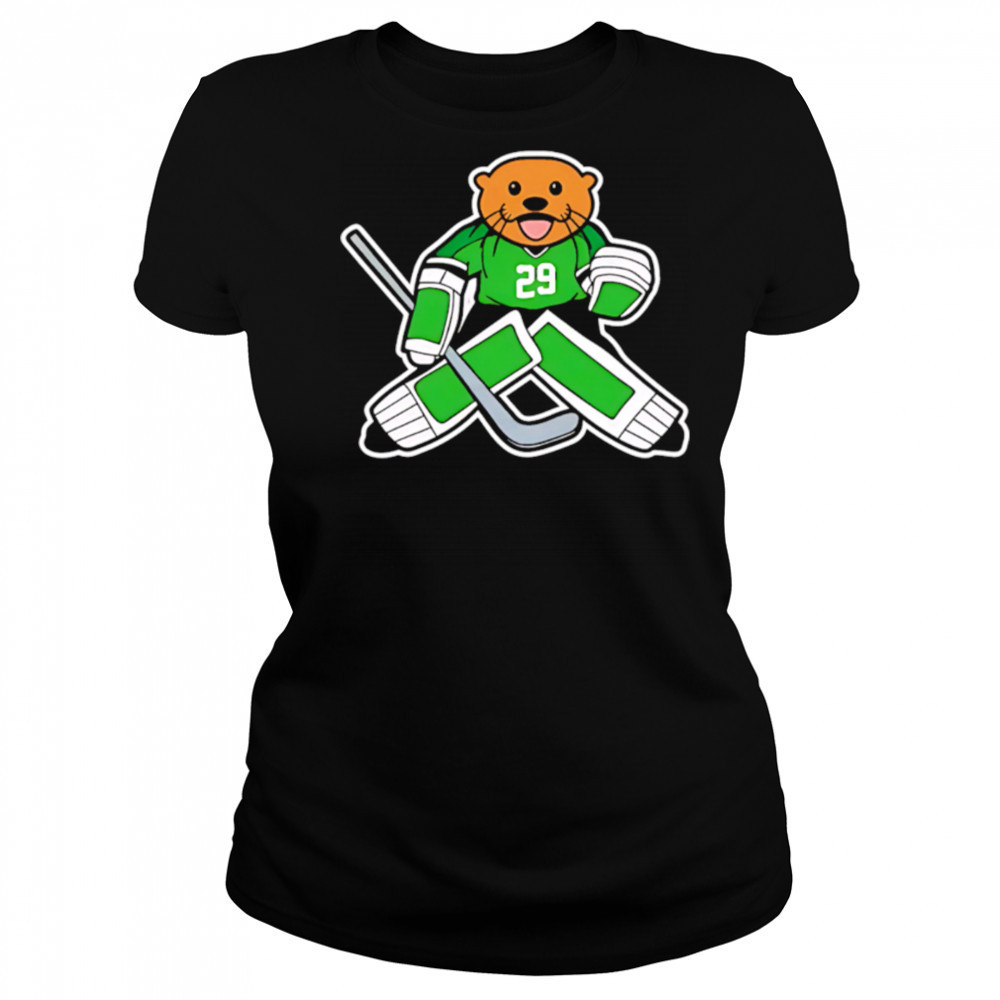 Dallas Stars weasel 29 funny cartoon hockey shirt Women's T-shirt