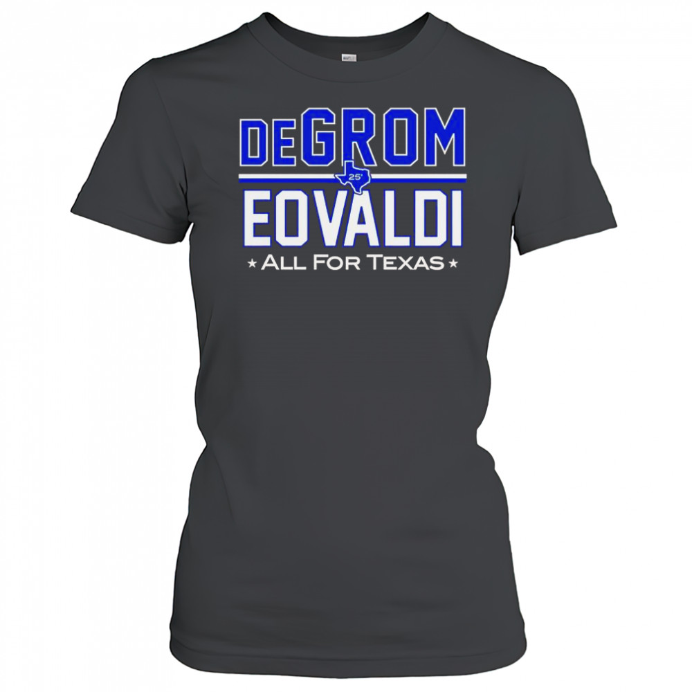 DeGrom Eovaldi All For Texas T-Shirt Women's T-shirt