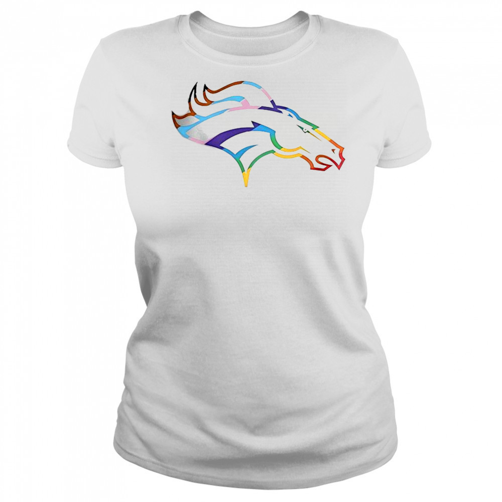 Denver Broncos Logo Pride T-Shirt Women's T-shirt