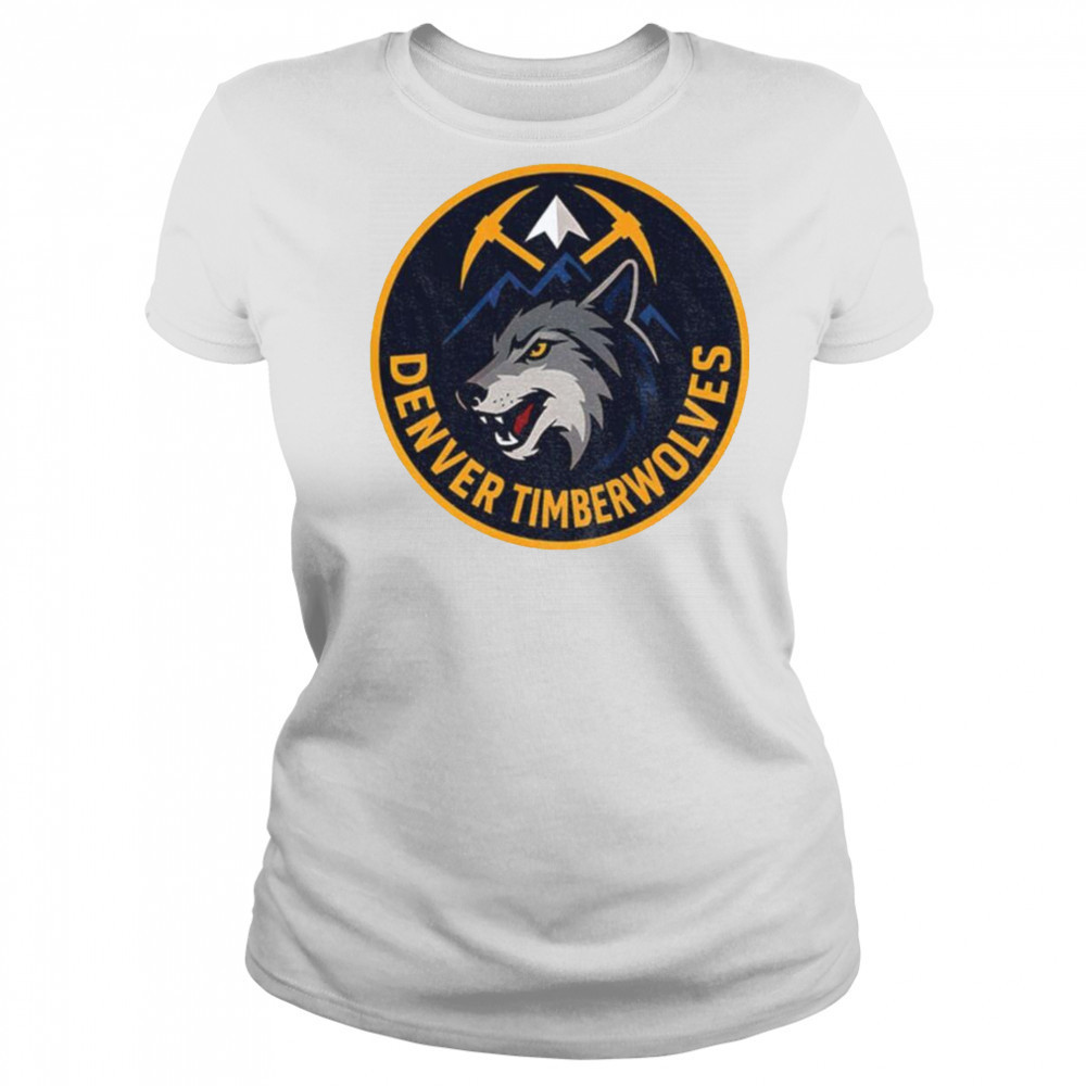 Denver Timberwolves funny NBA logo shirt Women's T-shirt